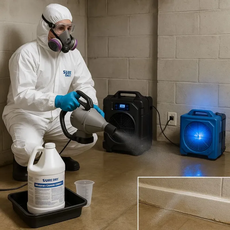 Sanitization and Odor Removal process in North Falmouth, MA