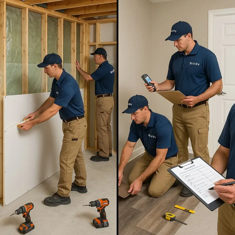 Repairs and Reconstruction process in North Falmouth, MA